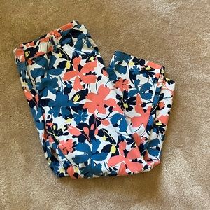 Floral print Halogen cropped pants